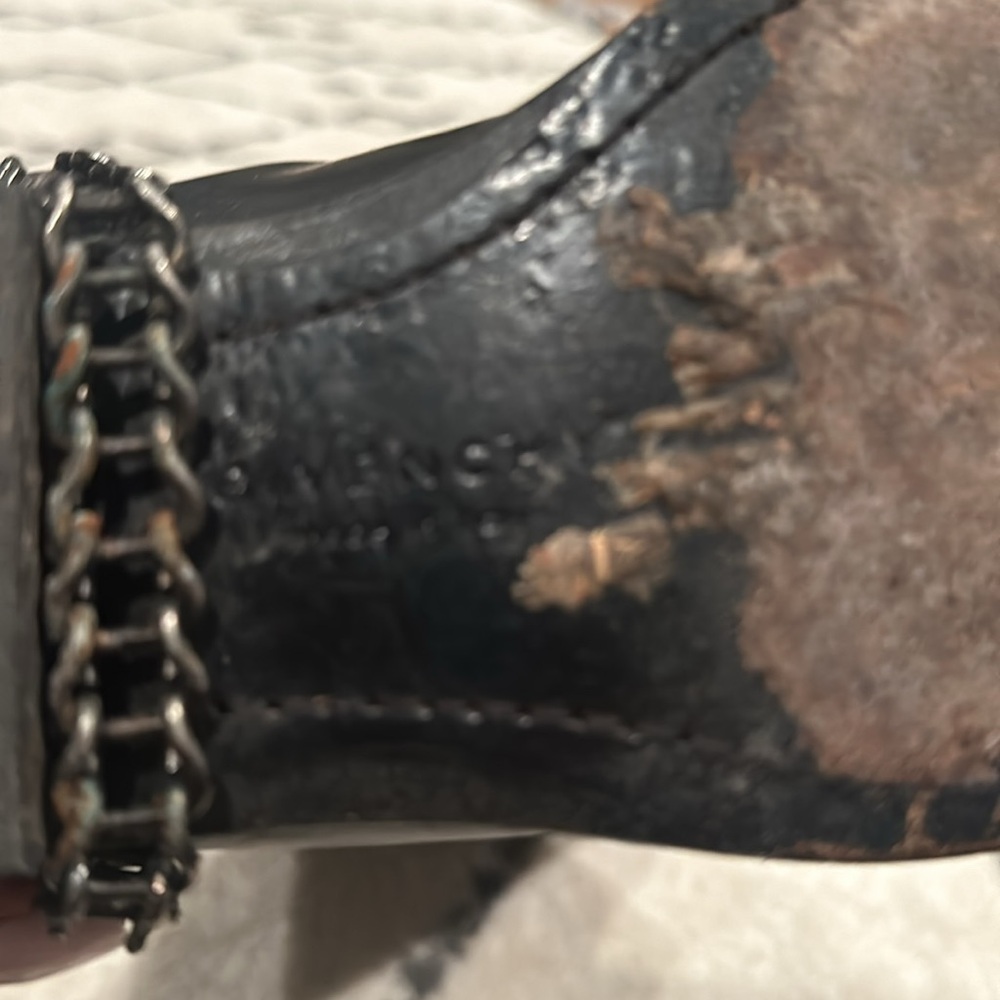 Givenchy Leather-chain link Accent Riding Boot - Picture 9 of 10